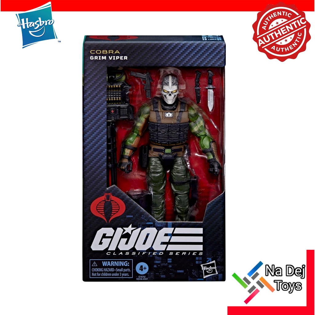 G.I. Joe Classified Series Grim-Viper 6" Figure จีไอโจ กริม-ไวเปอร์ ขนาด 6 นิ้ว ฟิกเกอร์