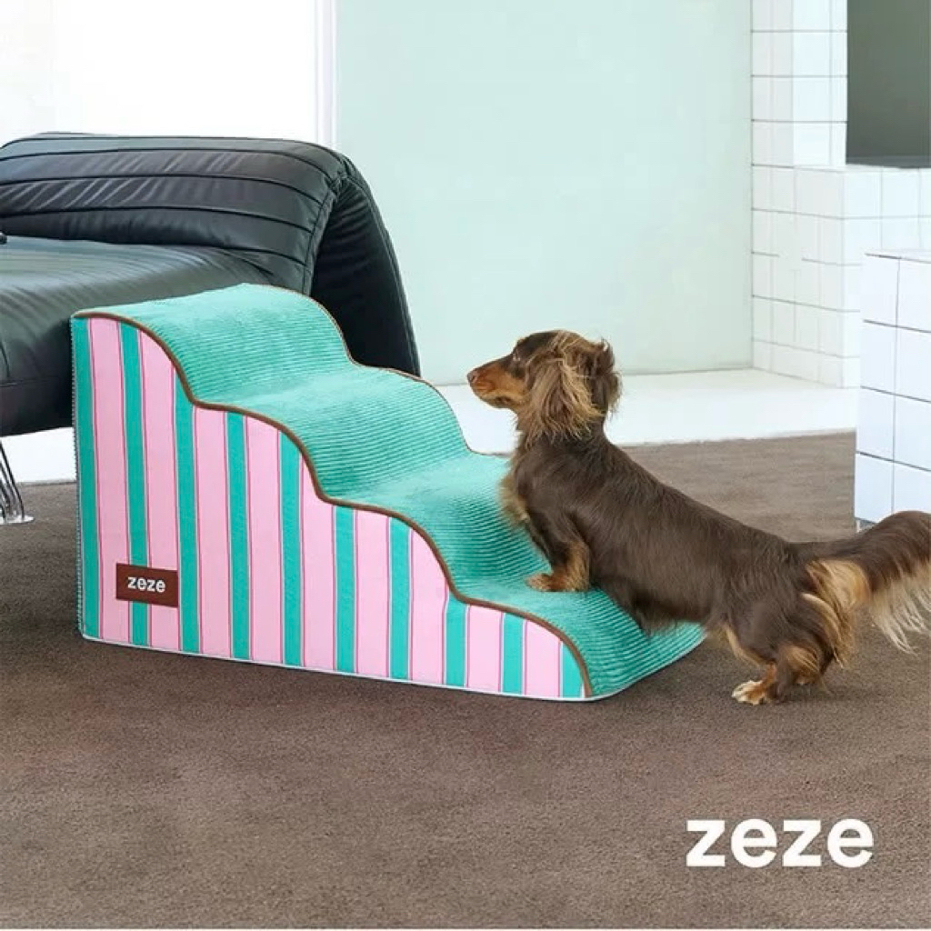 [พร้อมส่ง] ZEZE Striped Pet Stairs บันไดของเล่นสัตว์เลี้ยง