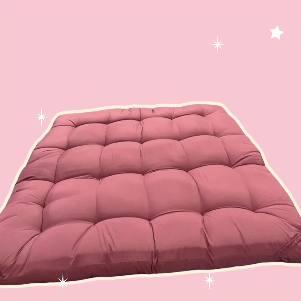 Topperท็อปเปอร์รุ่นหนา 8นิ้ว ใยหนาพิเศษ 4 ชั้น ที่นอนท็อปเปอร์สีพื้น พร้อมส่ง (3.5ฟุต 5ฟุต 6ฟุต) มีบ