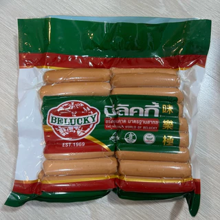 ไส้กรอกหมูผสมไก่ บีลัคกี้ (Belucky) ขนาด 1 กก. (33 ชิ้น)