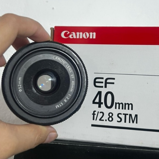 เลนส์canon EF40mm F/2.8 STM/ครบกล่อง