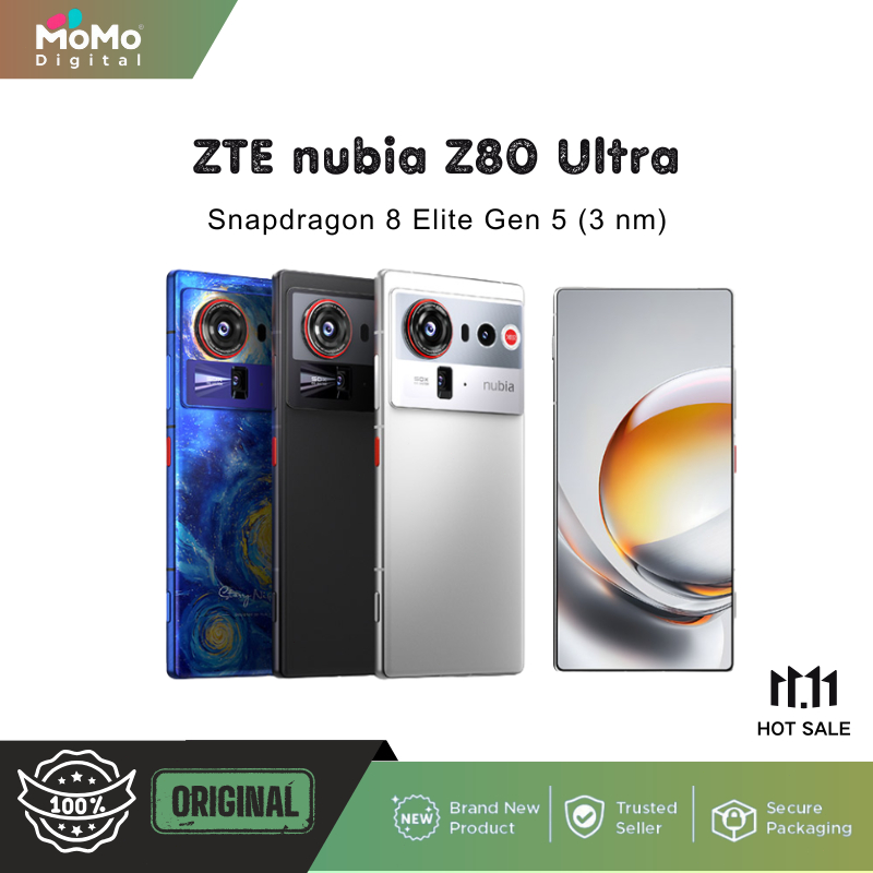 Global rom nubia Z80 Ultra Snapdragon 8 Elite Gen 5 (3 nm) 6.85 inches 144Hz 1216 x 2688 pixels 7200