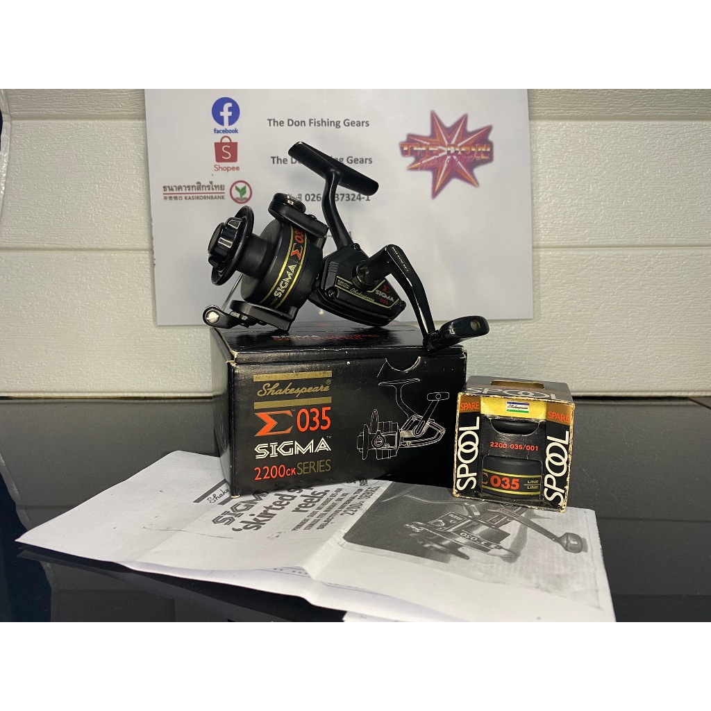 รอกสปินนิ่ง shakespeare sigma 2200CK-035 มือสองนำเข้าจากอเมริกา#20162