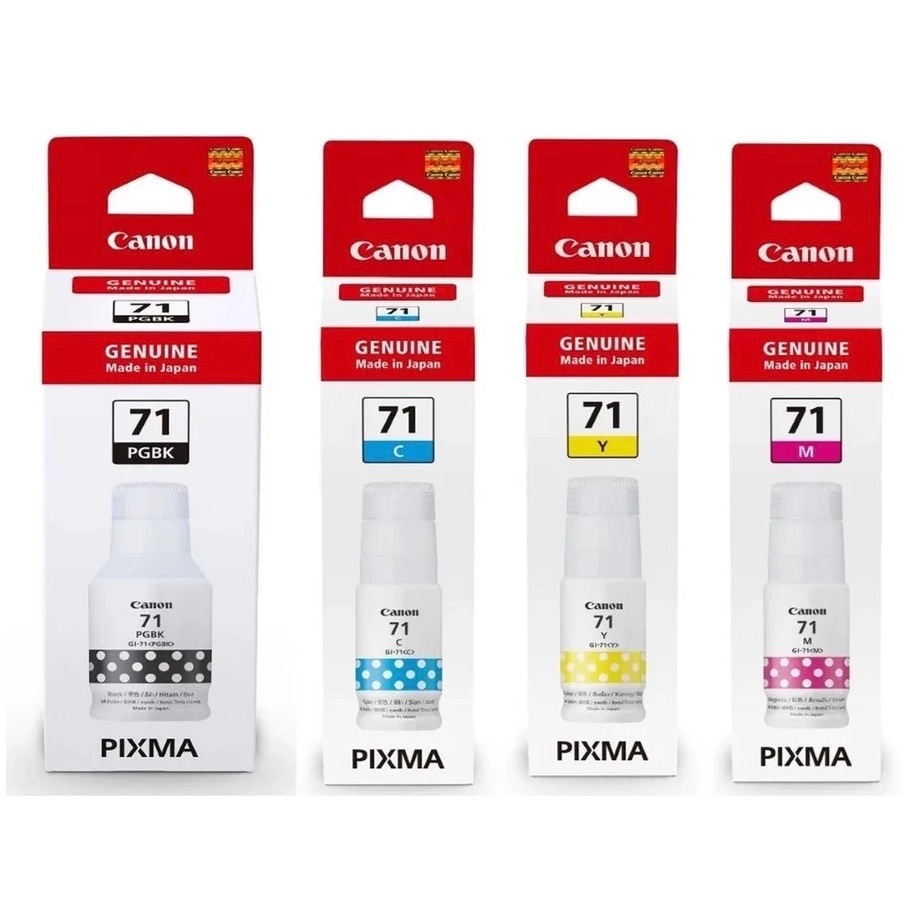 CANON หมึกอิงค์เจ็ท ( รุ่น GI-71Y GI-71C GI-71M GI-71SPGBK )