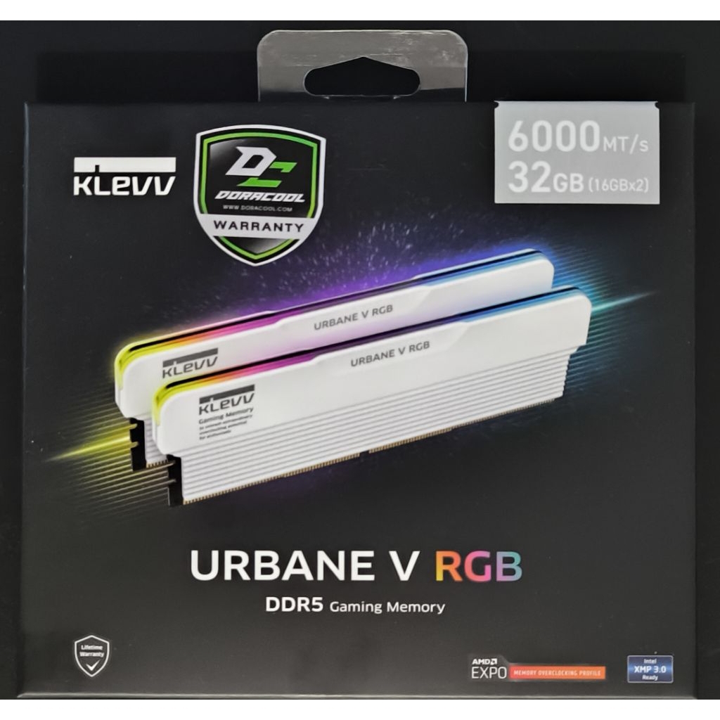 มือ1 KLEVV RAM DDR5 32GB (2x 16GB) 6000 CL28