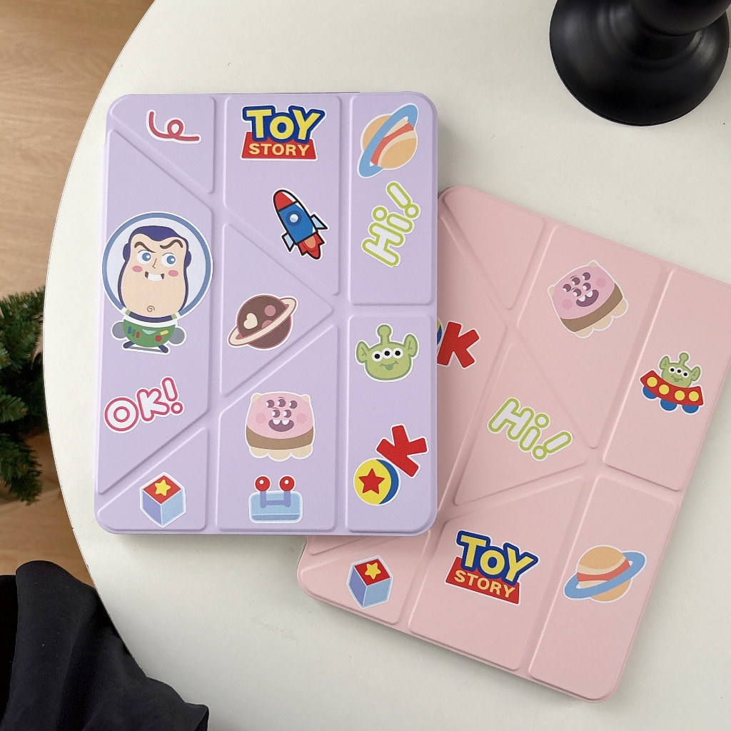 🔥ส่งจากไทย🔥Toy Story สติ๊กเกอร์ พับรูปตัว Y เคส for iPad gen11 2025 11 air7 gen10 เคสไอแพด pro 2024 11 case มีช่องปากกา