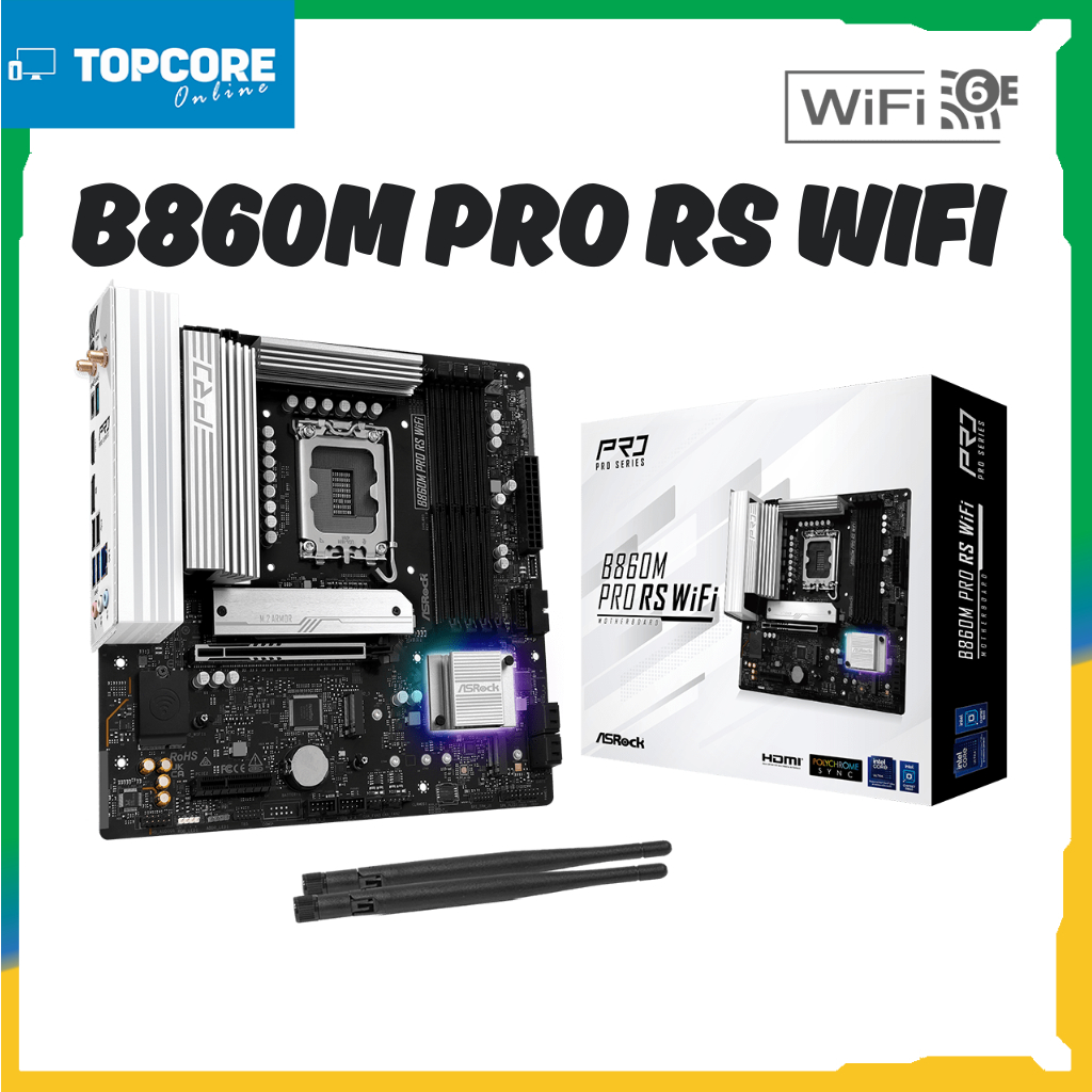 ASROCK B860M PRO RS WIFI INTEL SOCKET 1851 DDR5