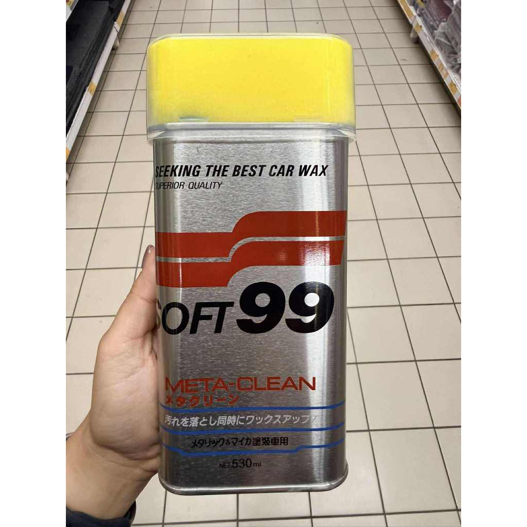 ผลิตภัณฑ์ดูแลสีรถยนต์ นำเข้าจากญี่ปุ่นยอดขายกว่า1 แสนชิ้น SOFT99 530ML LUSTER WAX & NEW META CLEAN