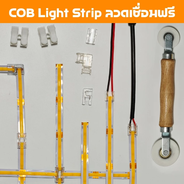10pcs1ถุง 8 มม.2pin ไม่ต้องเชื่อม ขั้วต่อแถบไฟ LED การเชื่อมเหมาะสําหรับสายไฟแถบไฟ SMD/COB กว้าง 8 มม