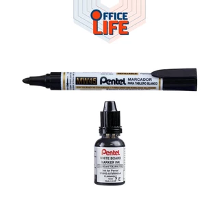 !! ราคาพิเศษ !! Pentel ( เพนเทล ) ปากกาไวท์บอร์ด Whiteboard Marker รุ่น MW45 และ หมึกเติม MWR401 (ขายแยก) ( 1 ชิ้น )