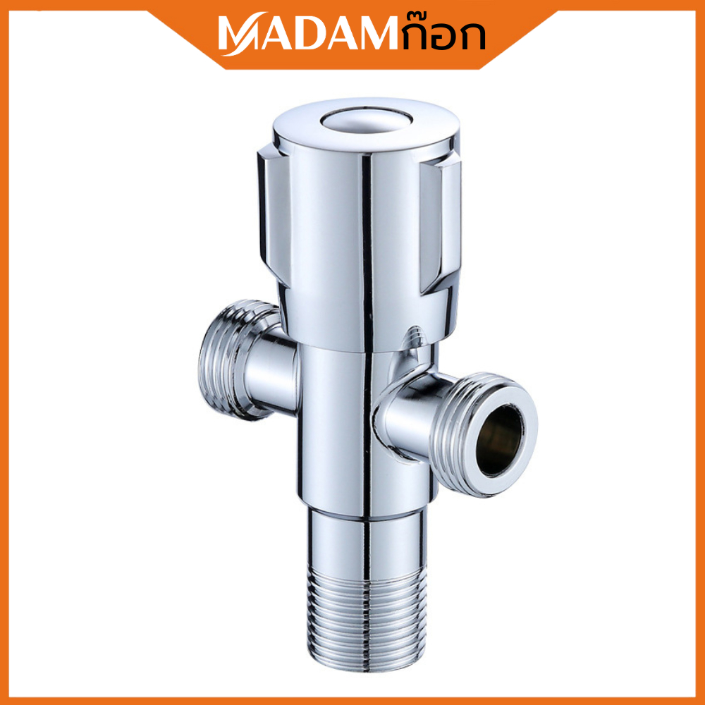 ถูกที่สุด มาดามก๊อก สต๊อปวาล์ว วาล์วน้ำ แบบ 2 ทางทำจากสแตนเลส304 MA-D-106