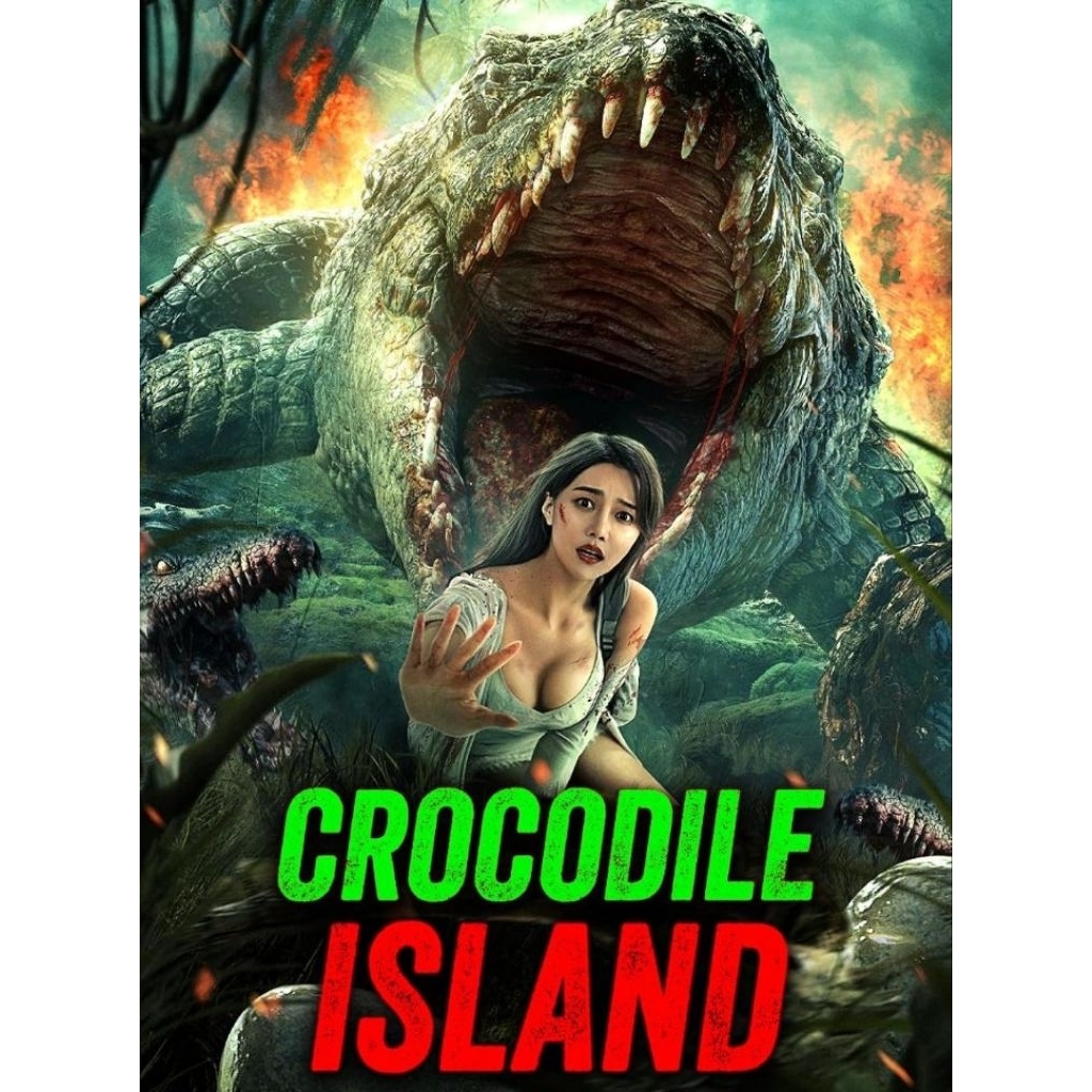 Blu-ray+DVD ปก+สกรีนแผ่น Crocodile Island (2023) เกาะจระเข้ยักษ์