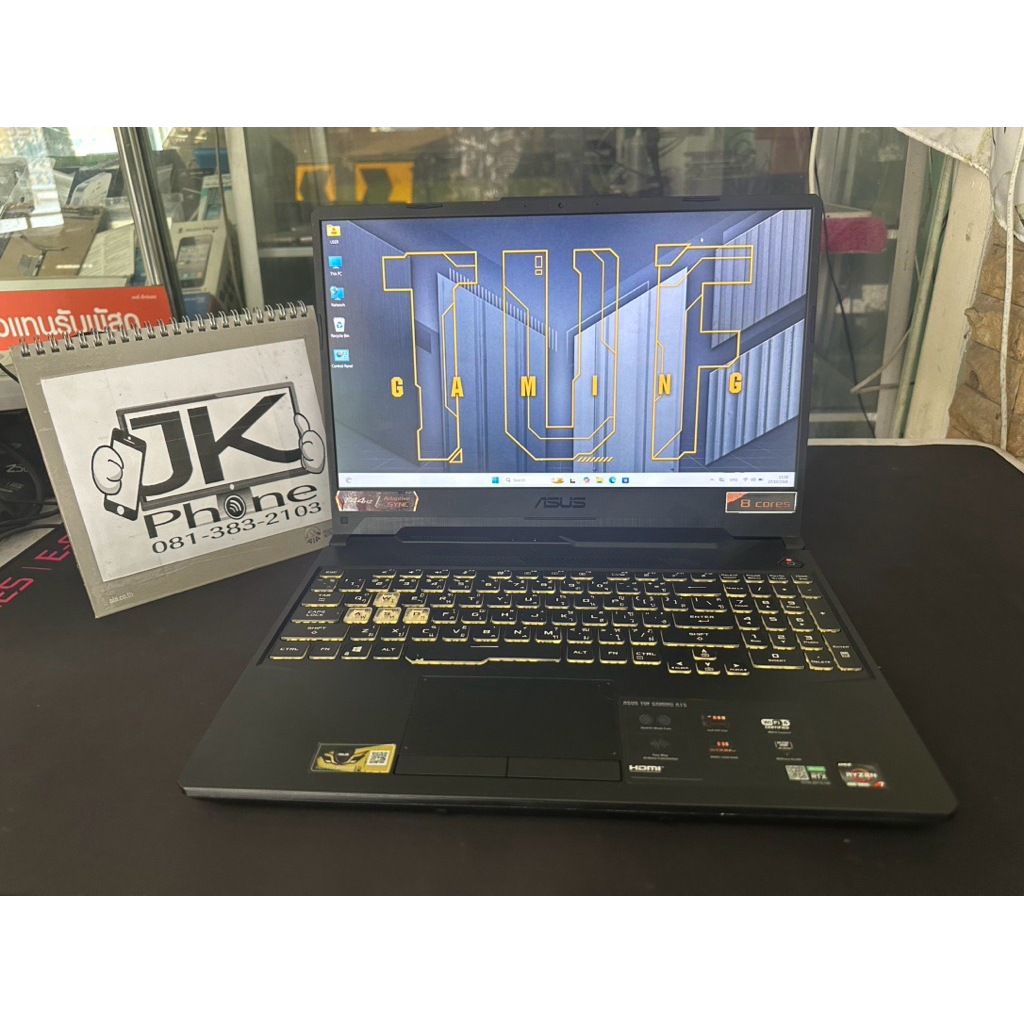 โน๊ตบุ๊คเกมมิ่งมือสอง Asus Tuf Gaming A15 FA506IC