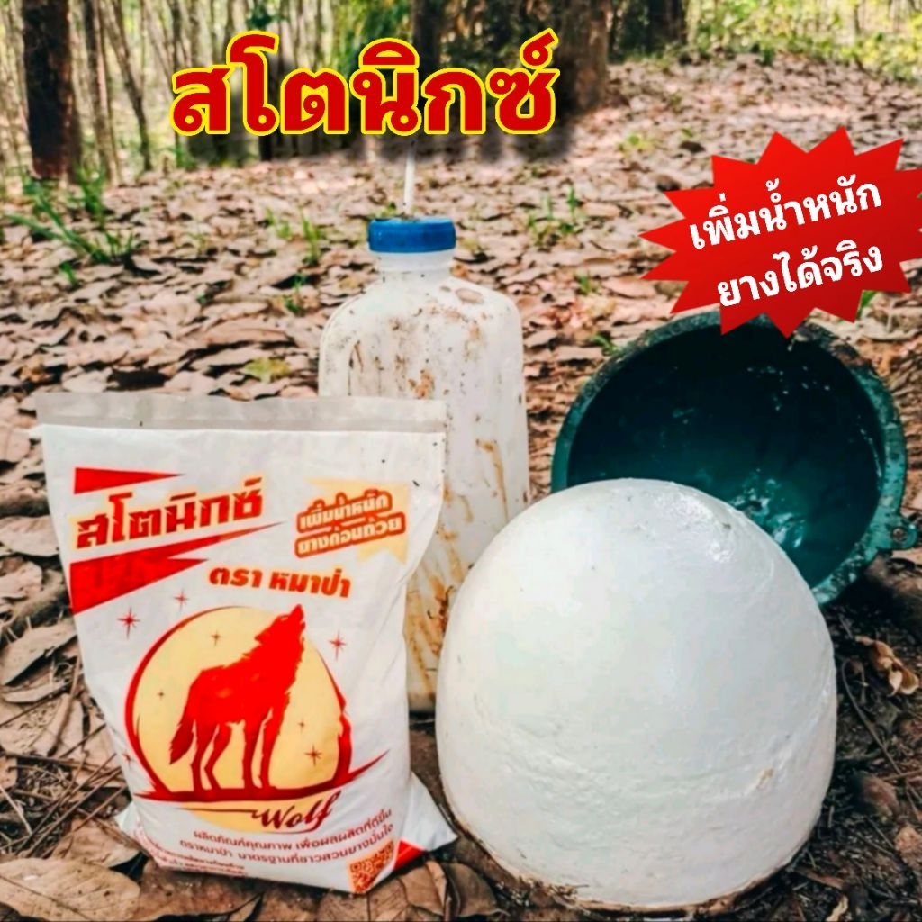 สโตนิกซ์ ตราหมาป่า สารเพิ่มน้ำหนักยาง แข็งตัวไว เนียนสวย ช่วยเพิ่มคุณภาพของขี้ยาง  ใช้ผสมกับน้ำกรดเจือจาง (1 กิโลกรัม) - รูปที่ 6