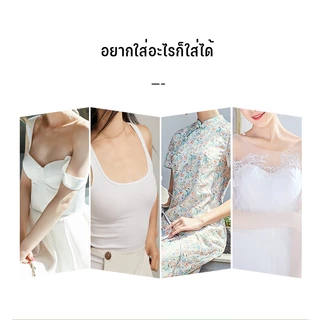 สติกเกอร์หน้าอก ซิลิโคนสติกเกอร์หน้าอกระบายอากาศ,บราไม่มีสายคล้องไหล่ ติดแน่นชุดชั้นในที่มองไม่เห็นแผ่นแผ่นสติกเกอร์