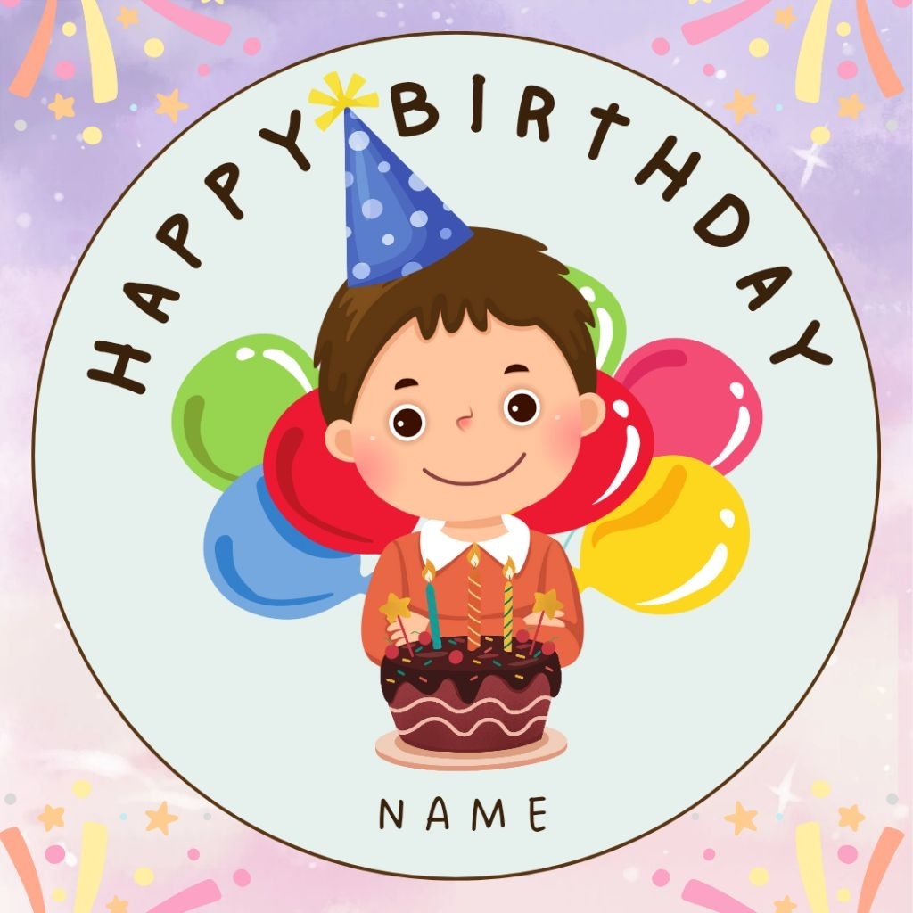 ทักแชทก่อนสั่งซื้อ‼️ สติกเกอร์PPกันน้ำ ธีมวันเกิด เพิ่มชื่อและเลขอายุได้ มี3ขนาดให้เลือก มีบริการส่งด่วนน้าา - รูปที่ 5