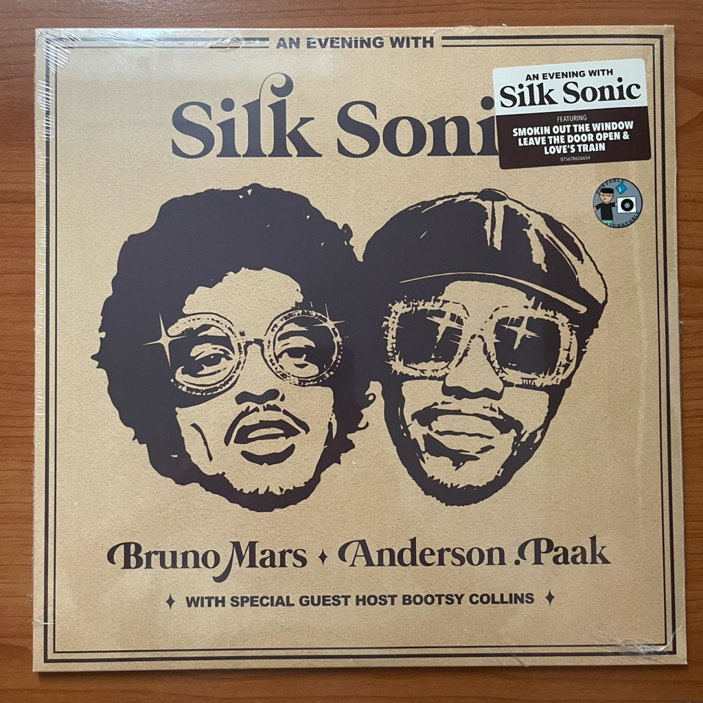 (พร้อมส่ง)แผ่นเสียง  Silk Sonic – An Evening With Silk Sonic **Limited Edition, Bonus Track 10 เพลง 