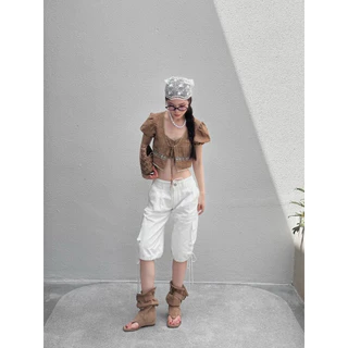 URBAN CARGO (Brown-Green-White-Jeans)กางเกงคาร์โก้ขาสั้น