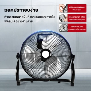 พัดลมตั้งพื้นอุตสาหกรรม ขนาด 10/12/14/16/18 นิ้ว และพัดลมตั้งโต๊ะ