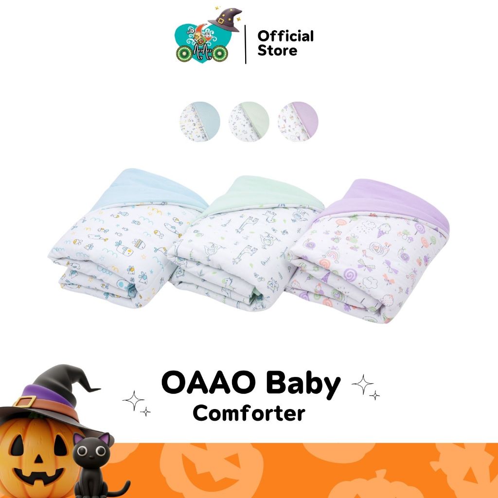OAAObaby ผ้าห่มเด็กแรกเกิด ผ้าห่มกันสะดุ้ง หนานุ่มพิเศษ Silky soft ไร้สารก่อภูมิแพ้ | 100% Jersey Co