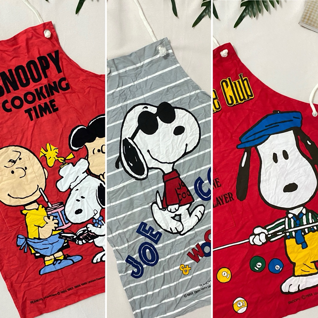 ผ้ากันเปื้อน ลายการ์ตูน SNOOPPY