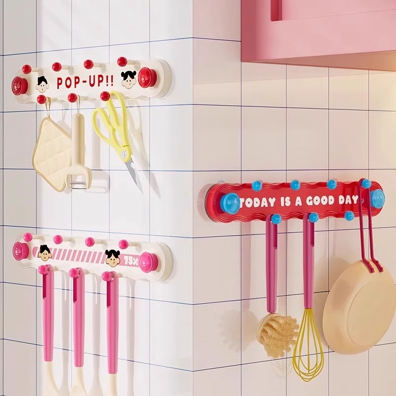 ห้องน้ำติดผนังชั้นเก็บของ ตะขอแขวนถ้วยดูดโดปามีน ไม่จำเป็นต้องเจาะ ประหยัดพื้นที่ ที่ถอดออกได้พร้อมที่ - รูปที่ 4