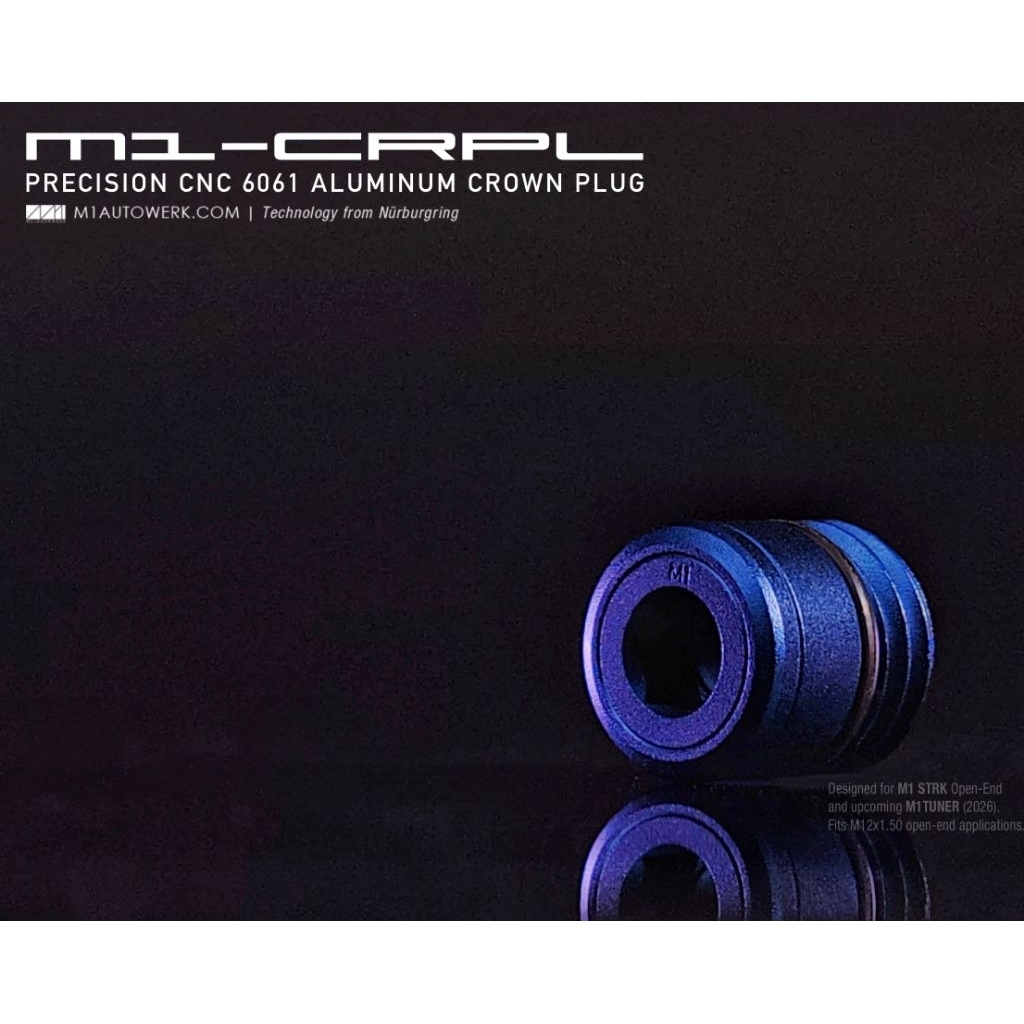 M1-CRPL ฝาปิดน๊อตล้อ 20 ตัว สำหรับน๊อตหัวเปิด M1STRK, M1TUNER 2026 (สำหรับเกลียว M12x1.50 เท่านั้น)