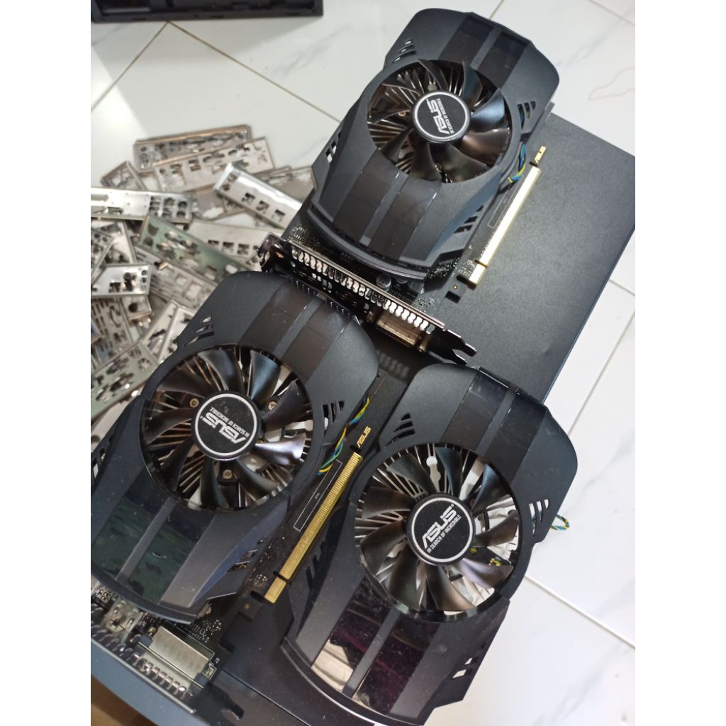 กรอบพัดลมการ์ดจอ ASUS GTX1050 GTX1050TI ของแท้ มือสอง