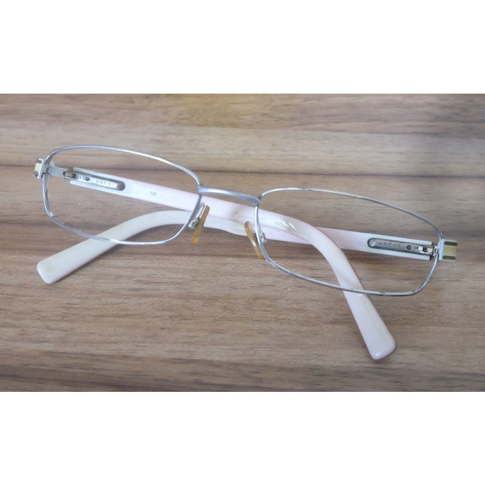 แว่น กุ๊ดจี่ GG1836 Glasses Size 52/16 132mm สีเงิน/ขาว