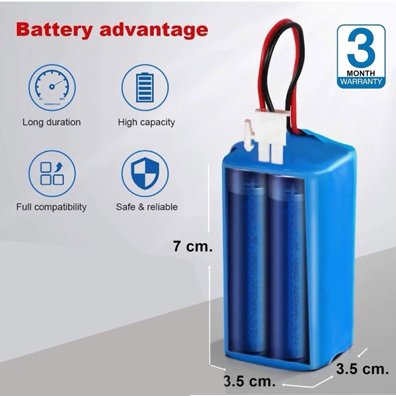 แบตเตอรี่ Li-ion 2600mAh 14.4V สำหรับหุ่นยนต์ดูดฝุ่น Xiaomi Mijia / Mi G1 อะไหล่เปลี่ยนแทนของเดิม