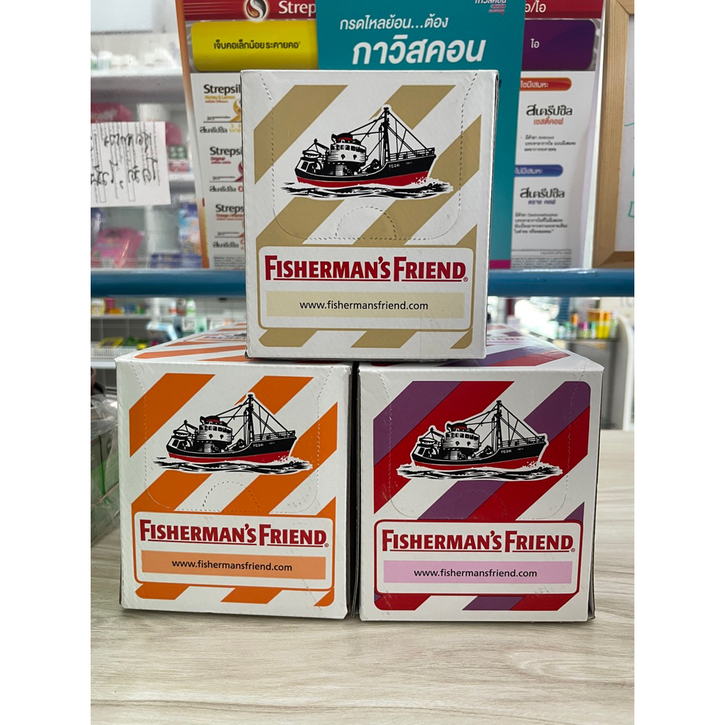 Fisherman’s Friend ฟีชเชอร์แมนส์ เฟรนด์ ยกกล่อง 24 ซอง