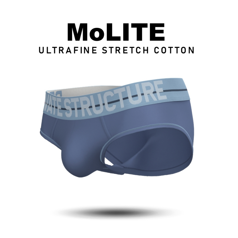 Private Structure กางเกงชั้นในชาย รุ่น MO-lite Brief – Muscari Blue [4104]