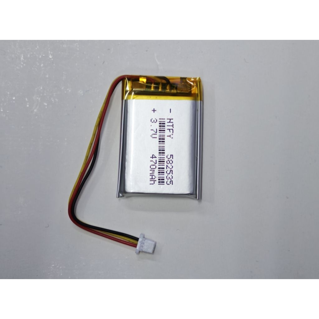 แบตเตอรี่3.7v 470mah.（582535）3สาย มีแจ็ก