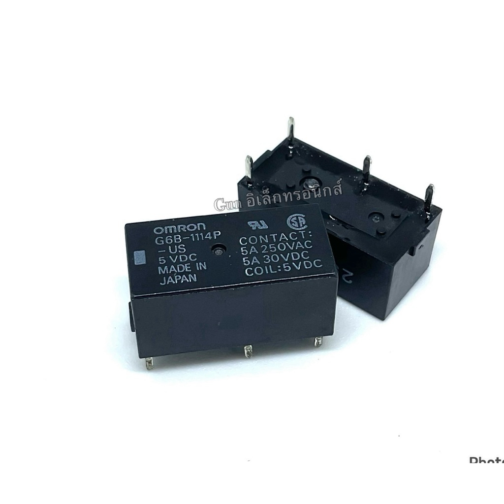 รีเลย์ G6B-1114P-US 5VDC 24VDC relay G6B พร้อมส่ง ของใหม่