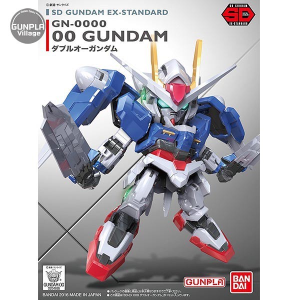 ( เฉพาะส่งด่วน กท ) Bandai SDEX 08 OO Gundam (00 Gundam) 4573102656223 (Plastic Model)