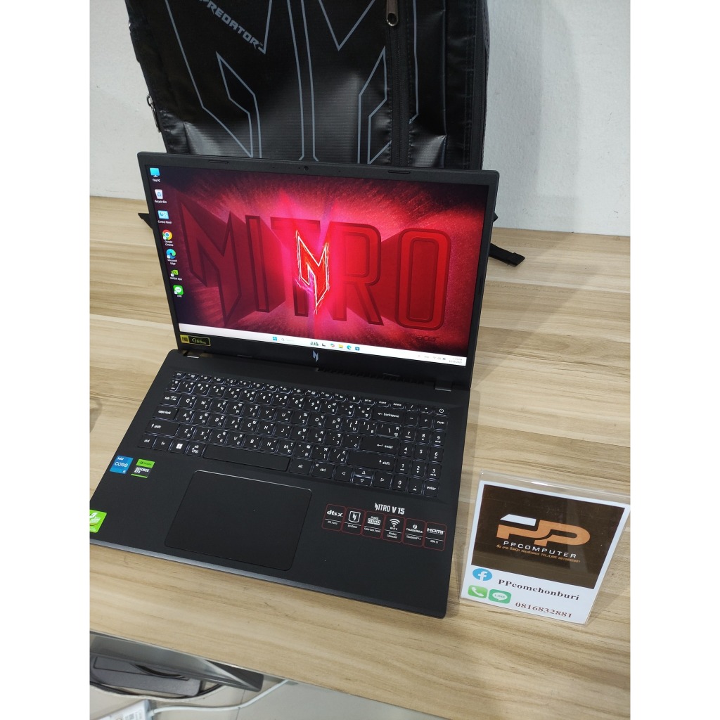 💻 โน๊ตบุ๊ค ACER NITRO V 15 RTX4050 RAM32 SSD 500+ 1Tb เล่นเกมส์แรงๆ