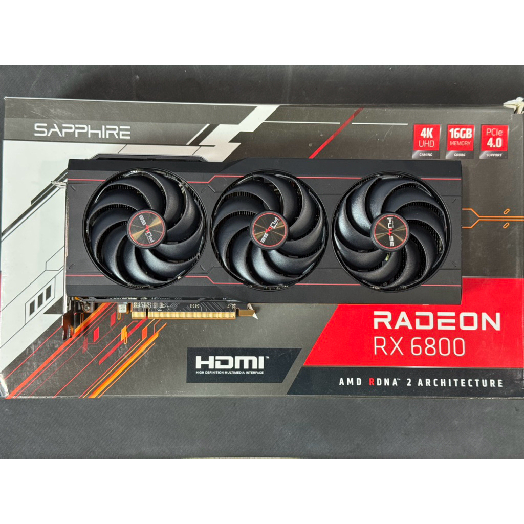 การ์ดจอราคาถูก RX6600XT / RX6800 16G สินค้ามือสอง (ประกันร้าน 30วัน)