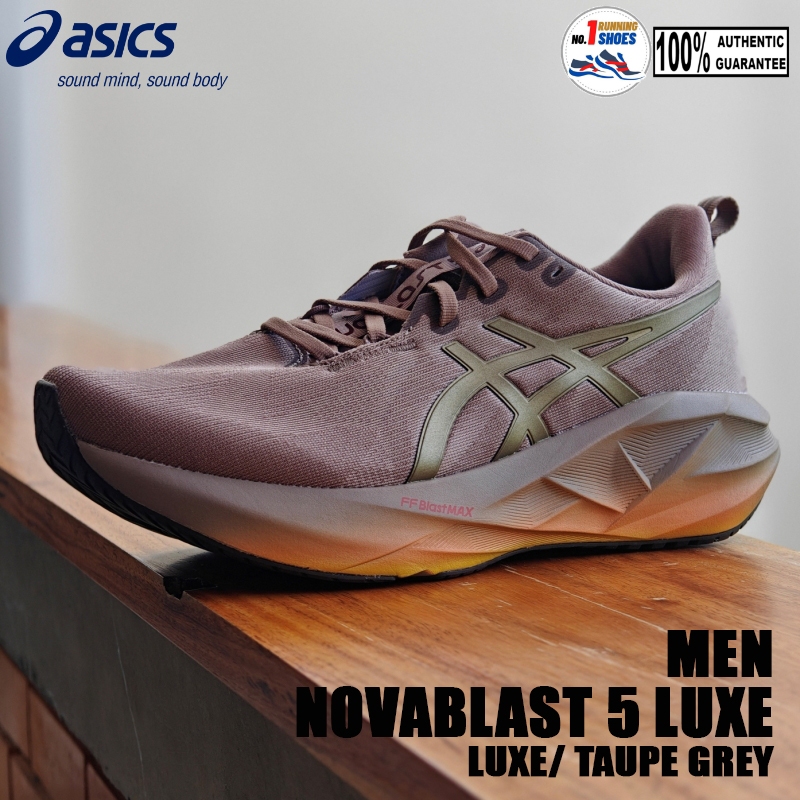 [✨LUXE] Asics รุ่น Novablast 5 LUXE 1011C031-020 สี Luxe/ taupe grey ของเเท้ 100%