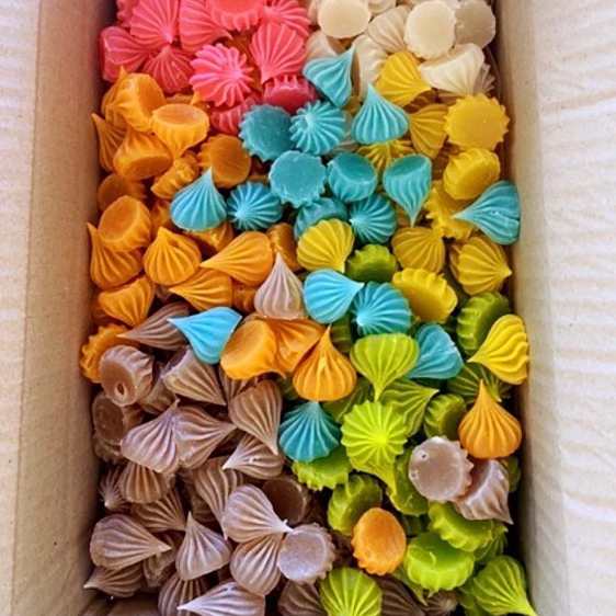 อาลัวโบราณ มี 8 สี  บ้านขนมหวานขนมไทยเพชรบุรี 🐝