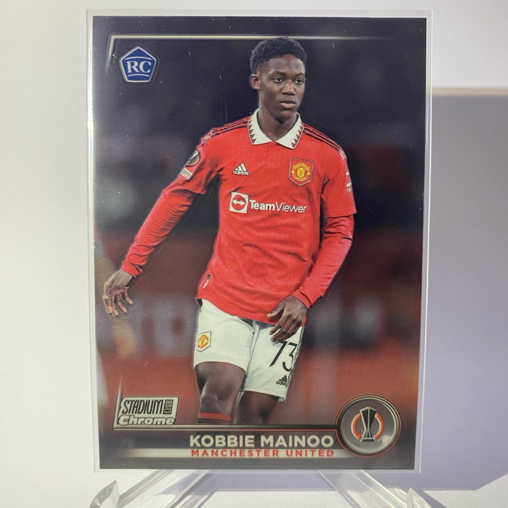 การ์ดนักฟุตบอล KOBBIE MAINOO, RC, MANCHESTER UNITED, TOPPS STADIUM 2023