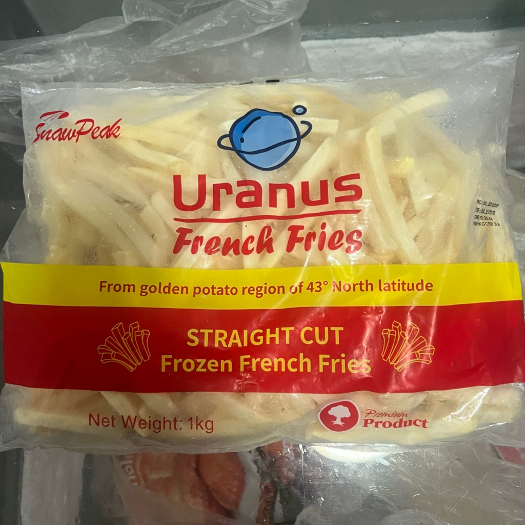 French Fries เฟรนช์ฟรายส์ น้ำหนัก 1 กิโลกรัม