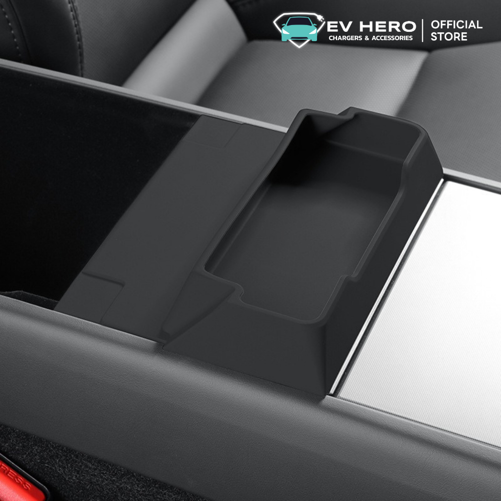 EV HERO Tesla ที่ใส่ของบริเวณที่พักแขนด้านหน้า Center Console Organizer Model Y/ YL/ Model 3 ราคา ถูกที่สุด ดีลบีเคเค แกลเลอรีภาพที่ 4