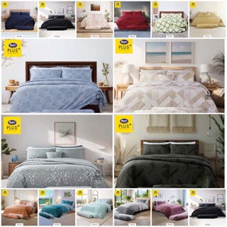Satin Plus ชุดผ้าปูที่นอน 3.5/5/6 ฟุต (ไม่รวมผ้านวม) 2025 Ea…