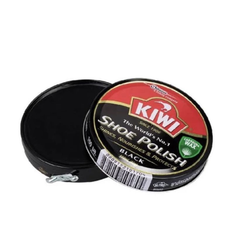 KIWI ขี้ผึ้งขัดรองเท้า 100มล. สีดำ ราคา ถูกที่สุด ดีลบีเคเค แกลเลอรีภาพที่ 2