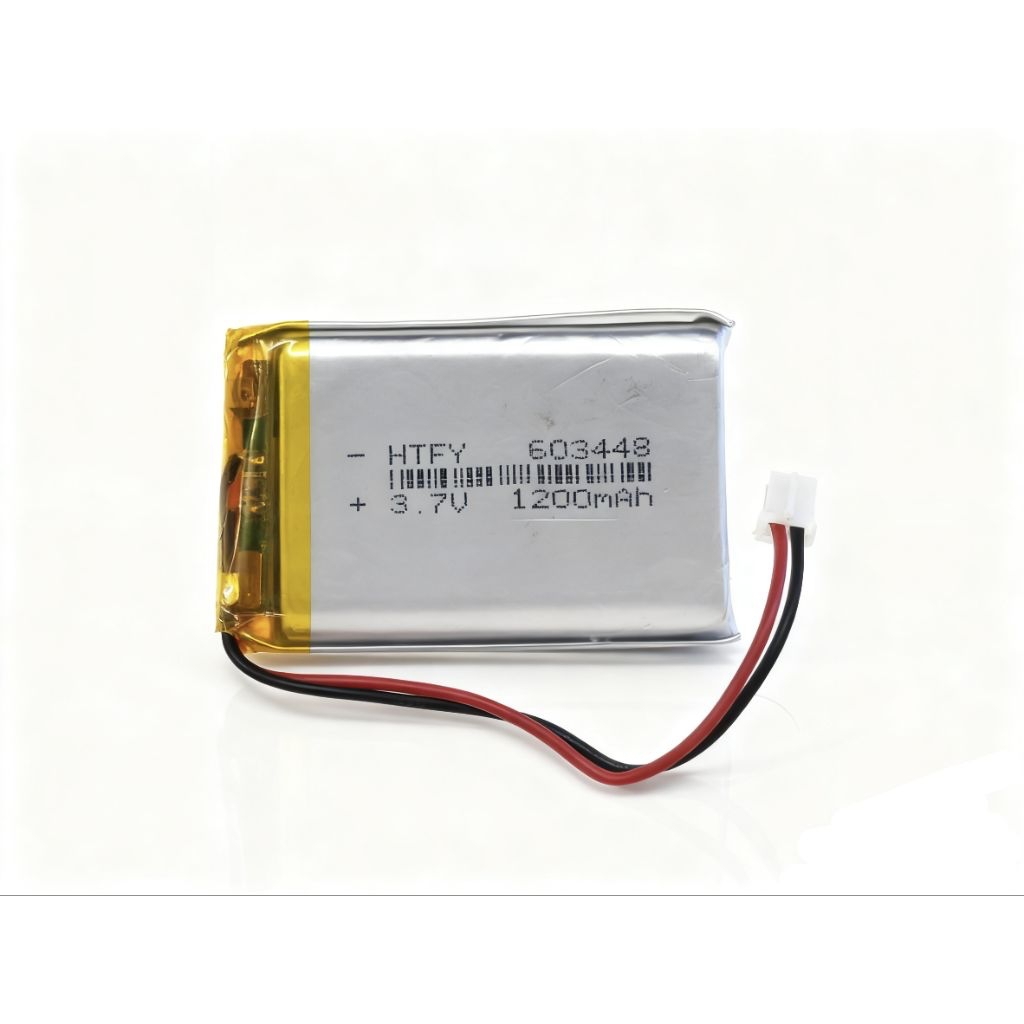 แบตเตอรี่3.7v 1200mah.（603448）