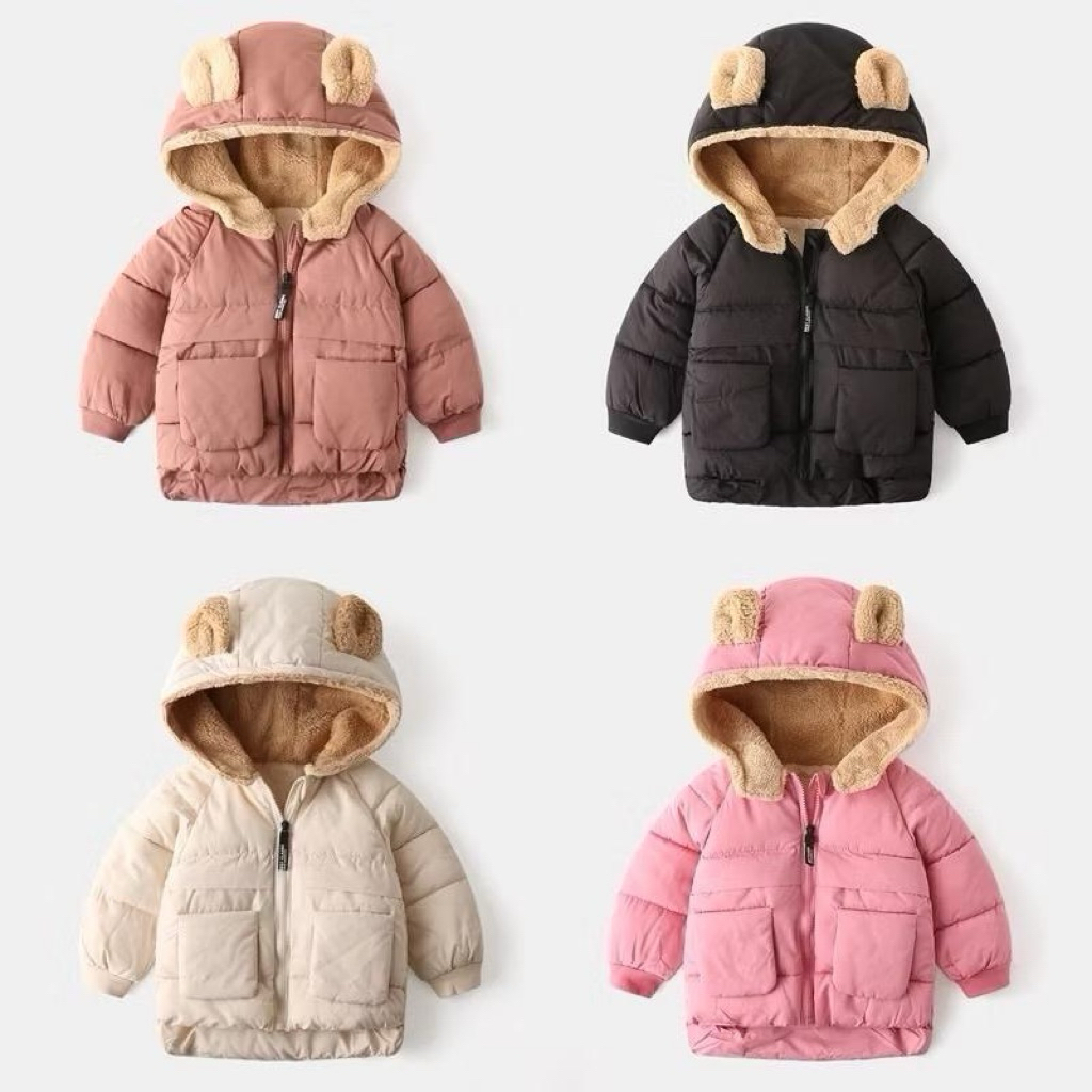 Winter-Lee เสื้อกันหนาวเด็ก{ลดกระหน่ำ) เสื้อแจ็คเก็ตเด็ก 1-8ปี งานคุณภาพ ใส่ติดลบ-20c (GG-44)