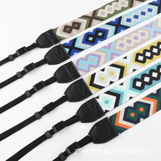 สายคล้องคอกล้อง ลายวินเทจ  สำหรับกล้อง SLR DSLR