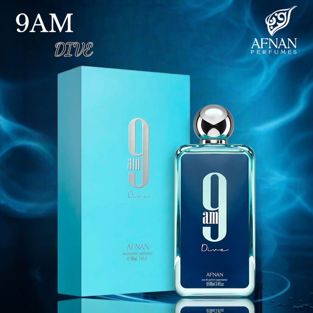 AFNAN 9AM DIVE EDP 100ML (กล่องฟ้า) ของแท้💯