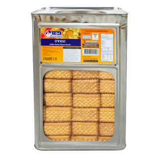 VFOODS วีฟู้ดส์ ขนมปังปี๊บบิสกิตงาทอง 5 กิโลกรัม