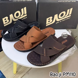 รองเท้าผู้ชาย Baoji PM101 /PM104 /PM110 /PM113 รองเท้าแตะ แบบสวม เบอร์ 39-44 เย็บขอบ